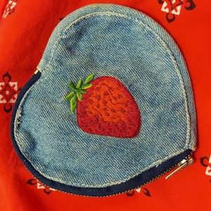 🍓Denim Coin Purse/ Key Saver